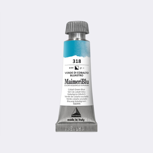 Maimeri Blu Professional Watercolor 12mL Cobalt Green Blue