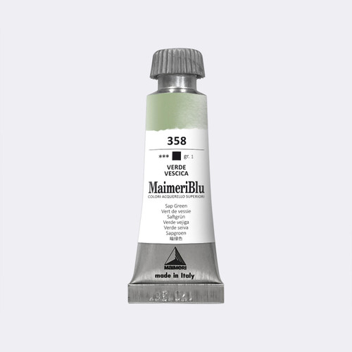  Maimeri Blu Professional Watercolor 12mL Sap Green 