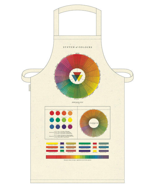 Cavallini Papers Vintage Apron - Color Wheel 