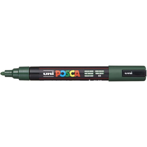 posca POSCA Paint Marker, PC-5M Medium Bullet, English Green