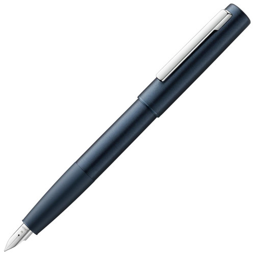 Lamy Inc Special Edition Lamy Aion Fountain Pen - Deep Dark Blue - Medium Nib 