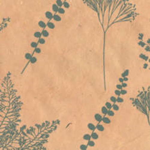 Lamali Decorative Lokta Paper, 20" x 30", 60gsm, Deckled Edges, "Botanic Peach"