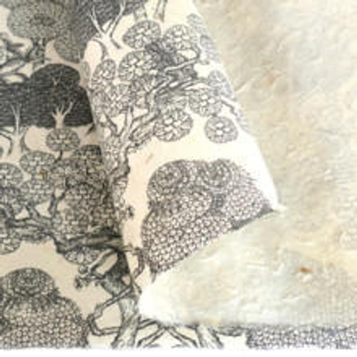 Lamali Decorative Lokta Paper, 20" x 30", 60gsm, Deckled Edges, "Kongpo Cashew"