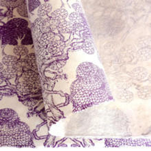 Lamali Decorative Lokta Paper, 20" x 30", 60gsm, Deckled Edges, "Kongpo Violet"