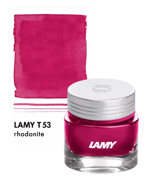 LAMY T53 Crystal Fountain Pen Ink, Rhodonite