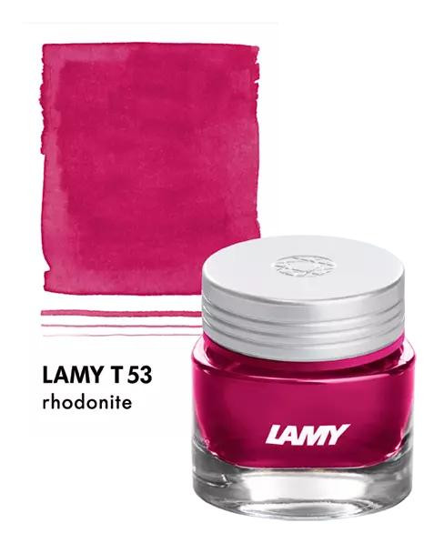 Lamy Inc LAMY T53 Crystal Fountain Pen Ink, Rhodonite 
