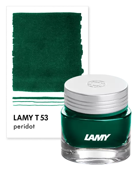 LAMY T53 Crystal Fountain Pen Ink, Peridot