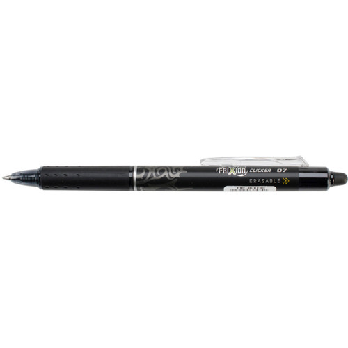 Pilot FriXion Clicker Fine Point Erasable Gel Pen - 0.7mm - Black 