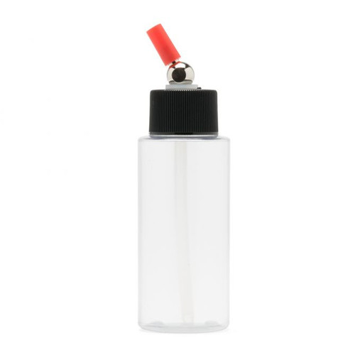 Medea/Iwata Iwata Crystal Clear Bottle 2 oz / 60 ml Cylinder With Adaptor Cap 