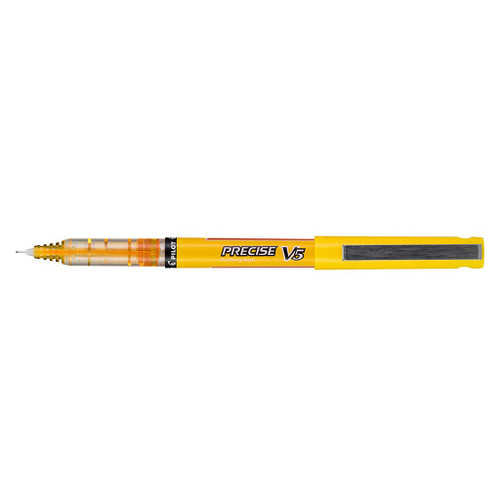 Pilot Pen Precise V5 Rollerball - Extra Fine -Yellow 