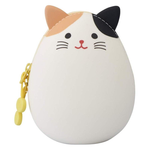  PuniLabo Egg Pouch White Cat 