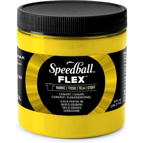 Speedball Art Products Company Speedball Flex Fabric Screen Printing Ink - 8oz - Canary 