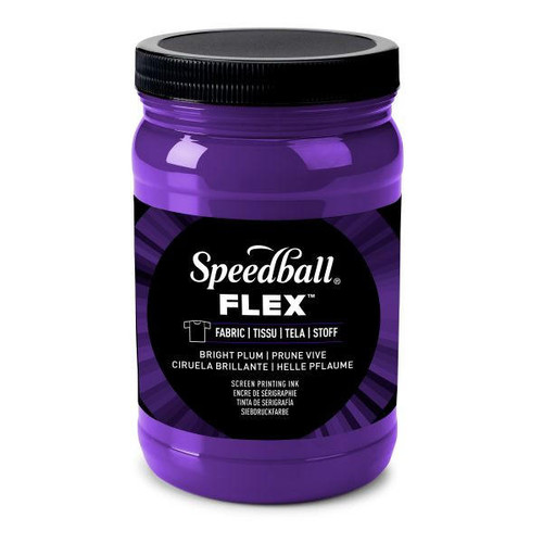 Speedball Art Products Company Speedball Flex Fabric Screen Printing Ink - 32oz - Bright Plum 