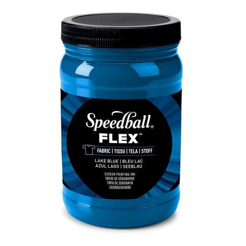 Speedball Art Products Company Speedball Flex Fabric Screen Printing Ink - 32oz - Lake Blue 