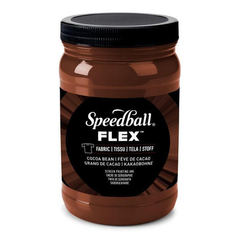 Speedball Art Products Company Speedball Flex Fabric Screen Printing Ink - 32oz - Cocoa Bean 