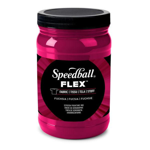 Speedball Art Products Company Speedball Flex Fabric Screen Printing Ink - 32oz - Fuchsia 