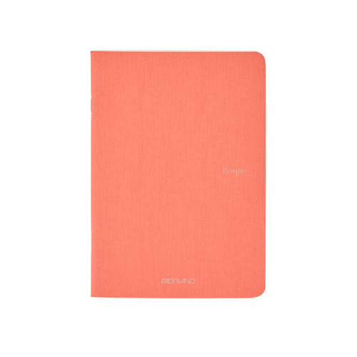 Fabriano EcoQua Notebook, Large, Staple-Bound 40 Sheets Flamingo