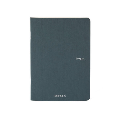  Fabriano EcoQua Notebook, Large, Staple-Bound 40 Sheets Dark Green 