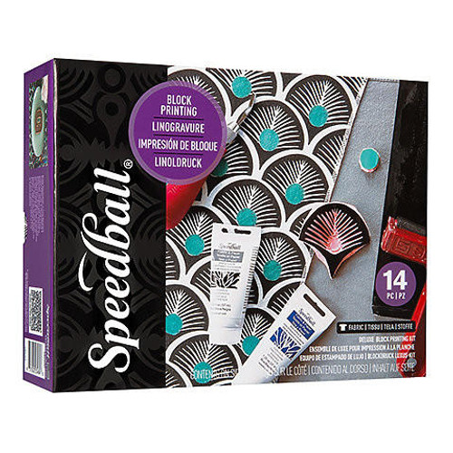 Speedball Art Products Company Speedball Block Printing Fabric Deluxe Kit 