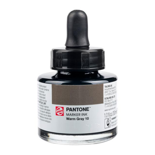 Royal Talens Talens Pantone Ink Bottle 30 Ml Warm Gray 10 