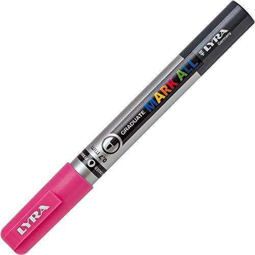 lyra Lyra Paint Marker, MARK ALL, 0.7mm Pink 