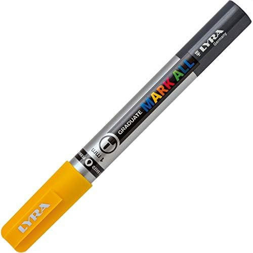 lyra Lyra Paint Marker, MARK ALL, 1mm Yellow 