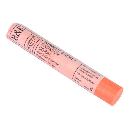 R&F Handmade Paints - Pigment Sticks - Cadmium Coral