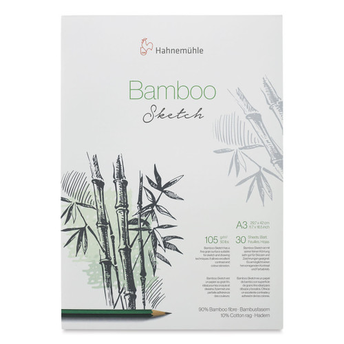  Hahnemuhle Bamboo Sketch Pad, 30sh, 11.7"x16.5" 