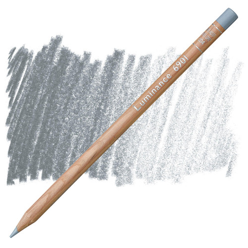 caran d'ache Caran d'Ache Luminance Colored Pencils, Steel Grey 
