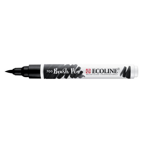 Royal Talens Ecoline Liquid Watercolor Brush Pen - Black 