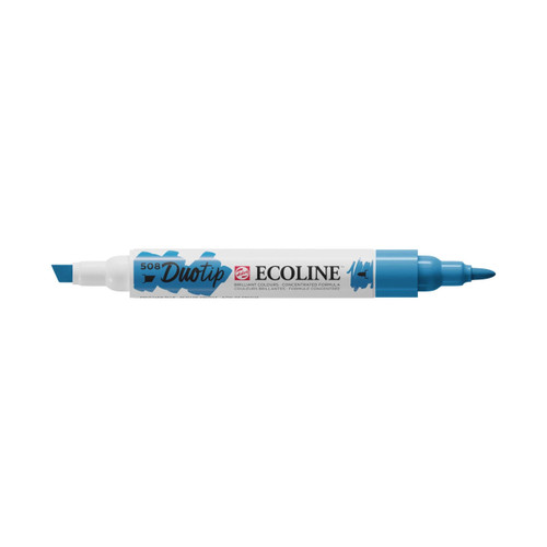 Royal Talens Ecoline Duotip Liquid Watercolour Marker - Prussian Blue 508 