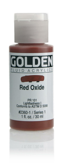 Golden Artist Colors Fluid Red Oxide 1oz