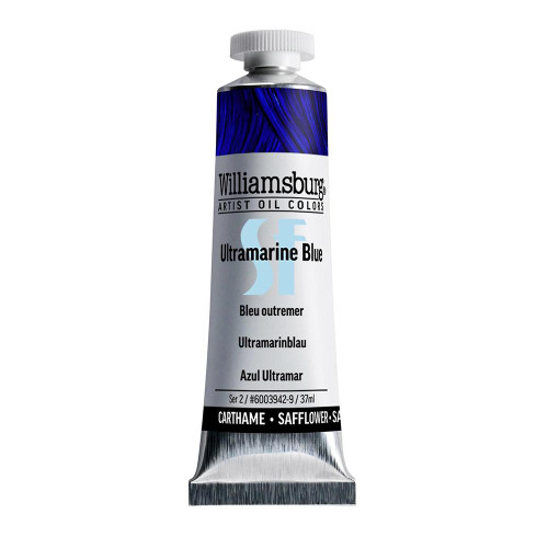 Williamsburg Handmade Oil Colors Williamsburg Safflower Oil Colors, 37ml, Ultramarine Blue