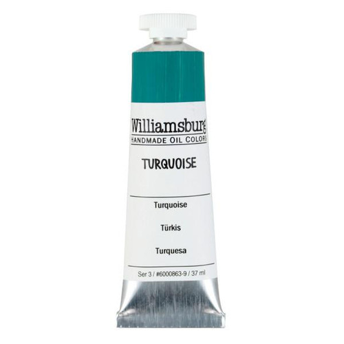 Williamsburg Handmade Oil Colors Williamsburg Oils Turquoise 37mL