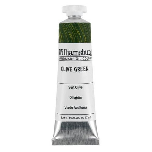 Williamsburg Handmade Oil Colors Williamsburg Oils Olive Green 37mL