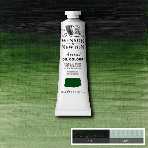 Winsor & Newton Artists' Oil Colors, 37ml, Prussian Green