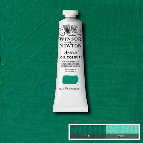 Winsor & Newton Artists' Oil Colors, 37ml, Winsor Emerald