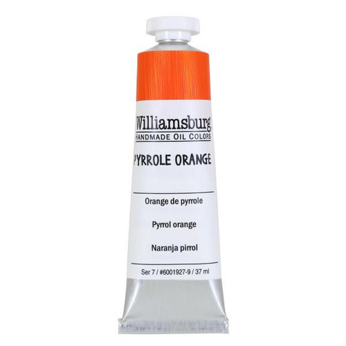 Williamsburg Handmade Oil Colors Williamsburg Oils Pyrrole Orange 37mL