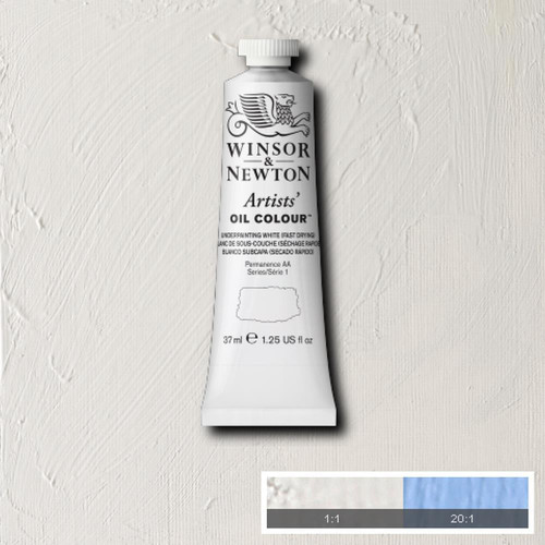 Winsor & Newton Artists' Oil Colors, 37ml, Underpainting White (Fast-Drying)