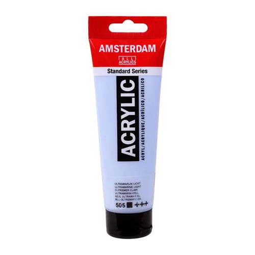 Royal Talens Amsterdam Standard Series Acrylic Paint, 120ml, Ultramarine Light
