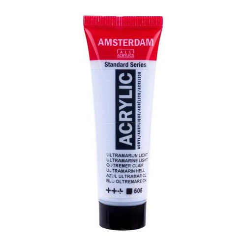 Royal Talens Amsterdam Standard Series Acrylic Paint, 20ml, Ultramarine Light Royal Talens Amsterdam Standard Series Acrylic Paint, 20ml, Ultramarine Light