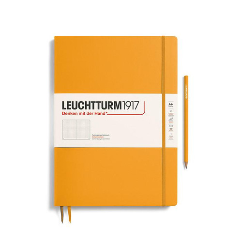 Leuchtturm 1917 Leuchtturm Hardcover Notebook, Rising Sun, (Master Slim A4+), 123 p., dotted