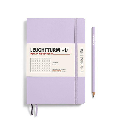Leuchtturm 1917 Leuchtturm Softcover (Medium A5) Notebook, Lilac, 123 p., dotted