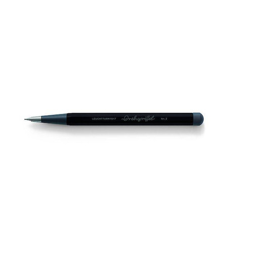 Leuchtturm 1917 Leuchtturm Drehgriffel Nr. 2 Mechanical Pencil, Black
