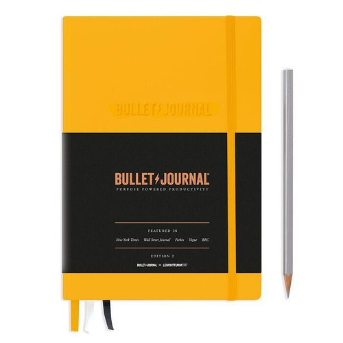 Leuchtturm 1917 Leuchtturm Bullet Journal, Edition 2 (Medium A5), Yellow24, 206p., 120 gsm paper, dotted
