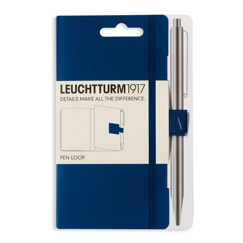 Leuchtturm 1917 Leuchtturm Notebook Accessory, Pen Loop, Navy 