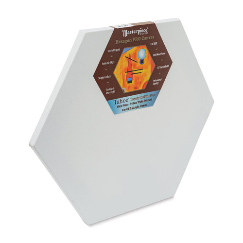 Masterpiece Canvas Masterpiece Tahoe Pro Shaped Canvas, Hexagon, 14" 