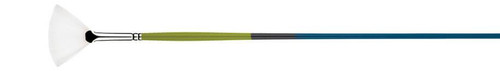 Princeton Artist Brush Company Princeton Brush Snap! Series 9800, Long Handle, White Taklon, Fan 4 