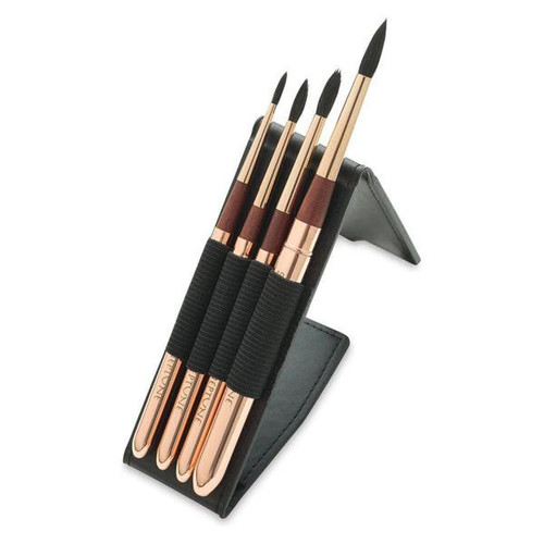 Princeton Artist Brush Company Princeton Brush Neptune Synthetic Squirrel, Series 4750, Set 4-Piece Travel Set  Princeton Artist Brush Company Princeton Brush Neptune Synthetic Squirrel, Series 4750, Set 4-Piece Travel Set