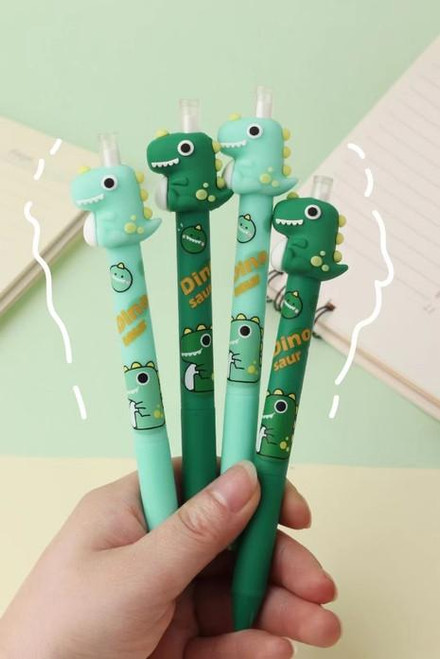 bc mini BCmini Green Dinosaur Retractable Pencil - Assorted Colors, Mystery Pick! 
